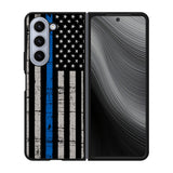 thin blue line flag Case Samsung Galaxy z Fold 5 5G BC0916