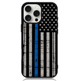 thin blue line flag X9119 iPhone 16 Pro Case
