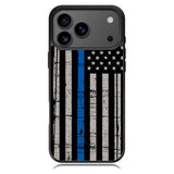 thin blue line flag iPhone 17 Pro Case BC0916