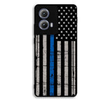 thin blue line flag Motorola Moto Edge 2024 Case BC0916