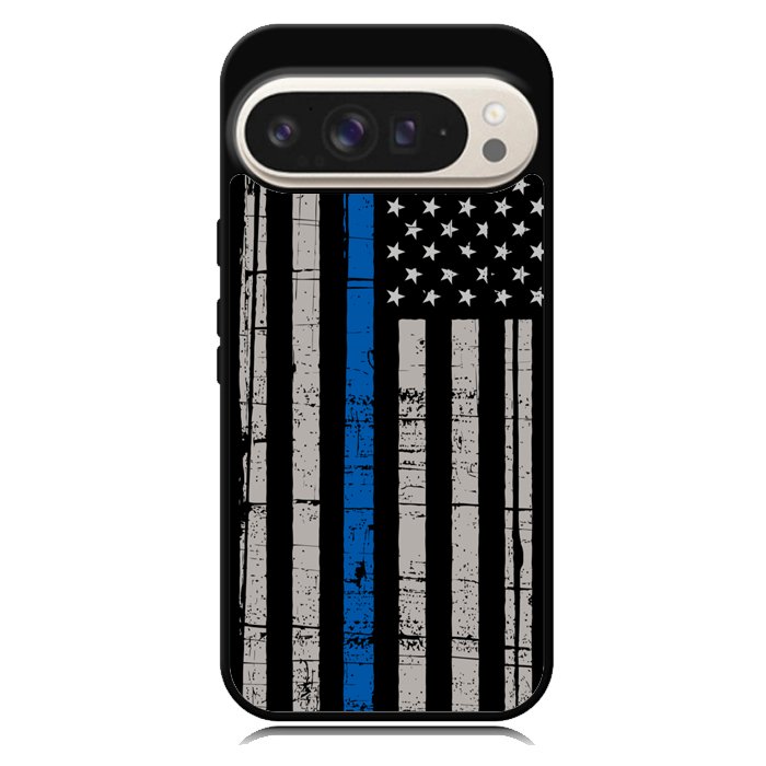 thin blue line flag X9119 Google Pixel 9 Pro XL Case