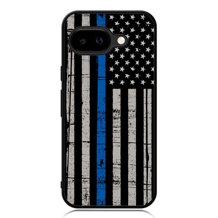 thin blue line flag X9119 Google Pixel 9A Case