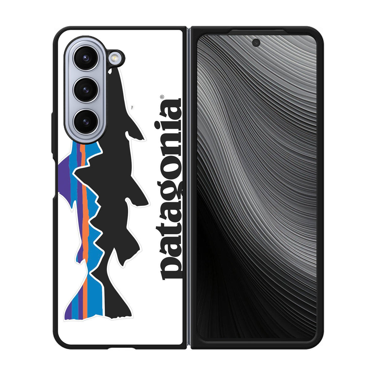 Patagonia logo Case Samsung Galaxy z Fold 5 5G BC0912
