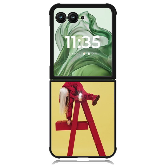 billie eilish Logo X9173 Motorola Moto Razr+ Plus 2024/2025 Case, Motorola Razr 50 Ultra/50s Ultra Case