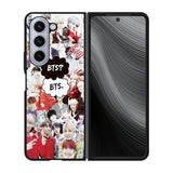 bts collage Case Samsung Galaxy z Fold 5 5G BC0903