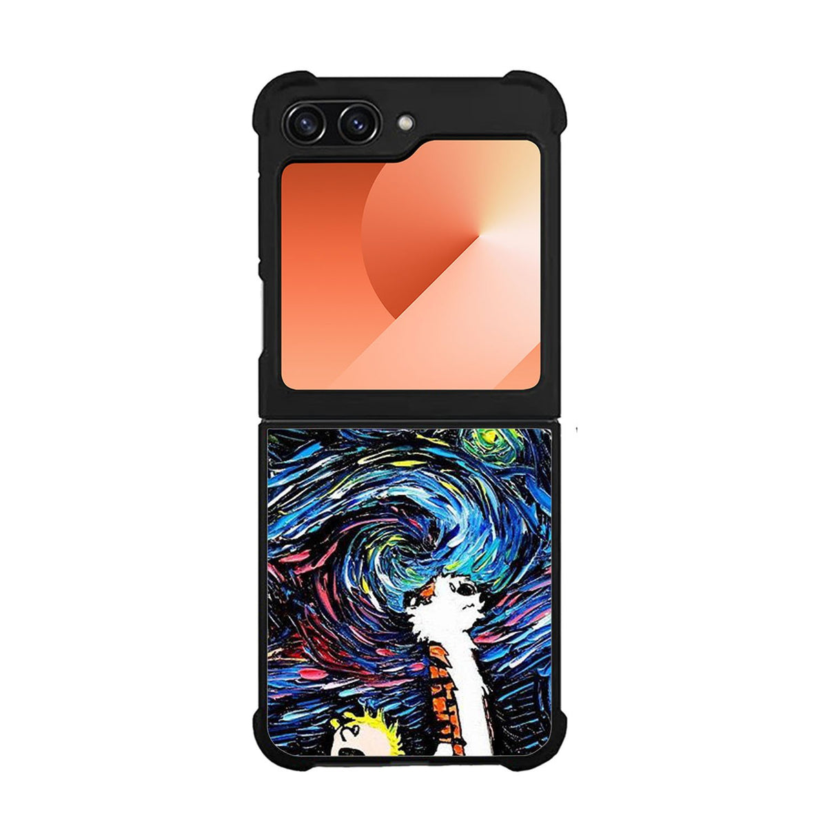 Calvin and Hobbes Art Starry Night Case Samsung Galaxy Z Flip 6 5G BC0904