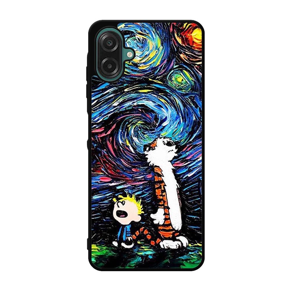 Calvin and Hobbes Art Starry Night Case Samsung Galaxy A07 BC0904