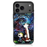 Calvin and Hobbes Art Starry Night iPhone 17 Pro Case BC0904
