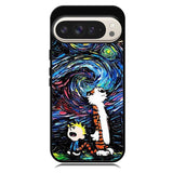 Calvin and Hobbes Art Starry Night Google Pixel 10 | Google Pixel 10 Pro Case BC0904