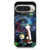 Calvin and Hobbes Art Starry Night X9177 Google Pixel 10 Pro XL Case
