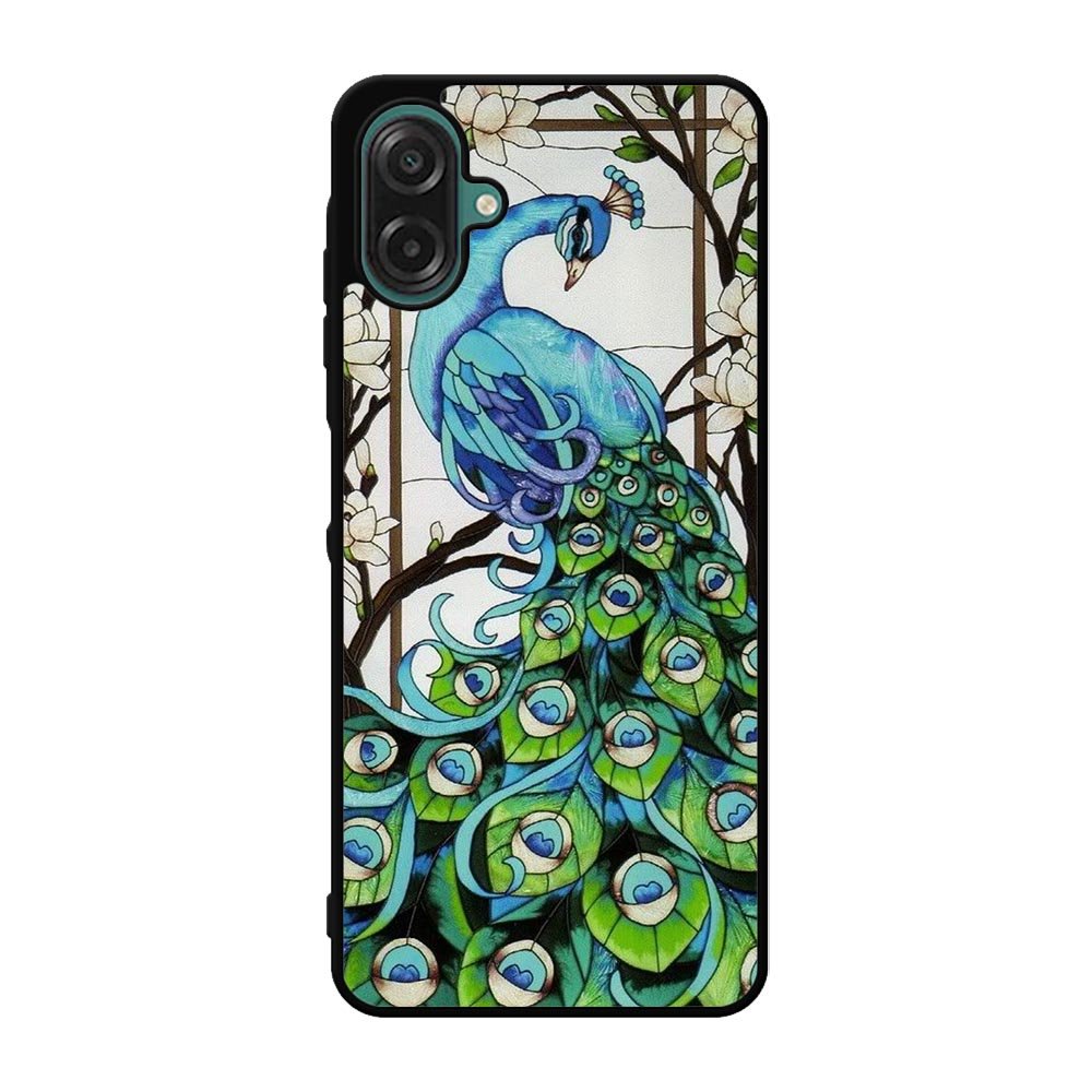 peacock stained glass Case Samsung Galaxy A07 BC0913