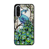 peacock stained glass Samsung Galaxy A36 Case BC0913