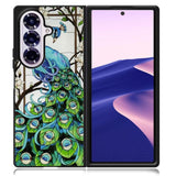 peacock stained glass Samsung Galaxy Z Fold 7 5G Case BC0913