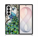 peacock stained glass Samsung Galaxy Z Fold 8 Ultra Case BC0913