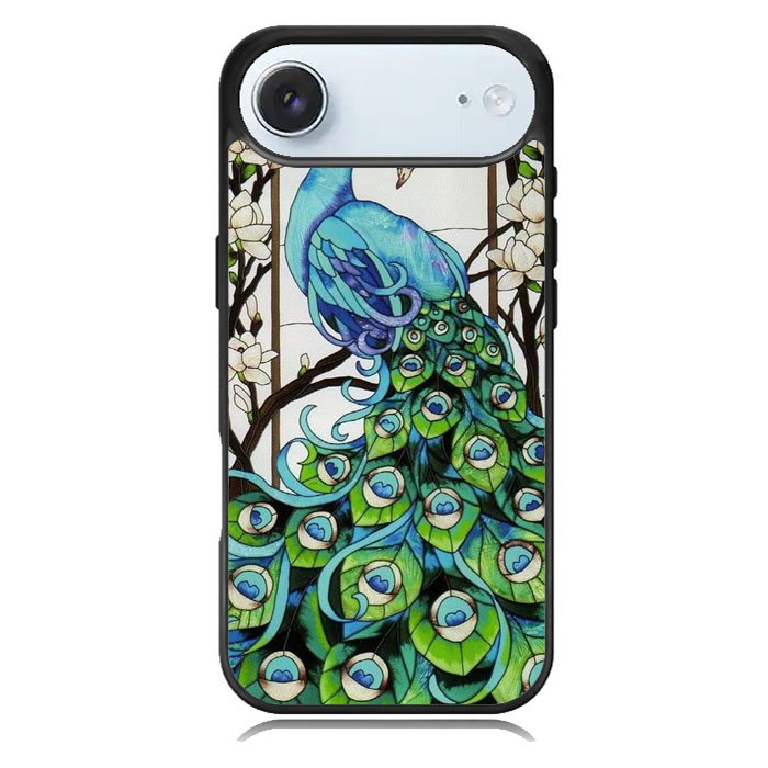 peacock stained glass iPhone 17 Air Case BC0913