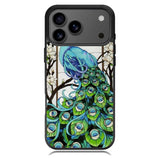 peacock stained glass iPhone 17 Pro Max Case BC0913