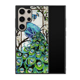 peacock stained glass X9167 Samsung Galaxy S24 Ultra 5G Case