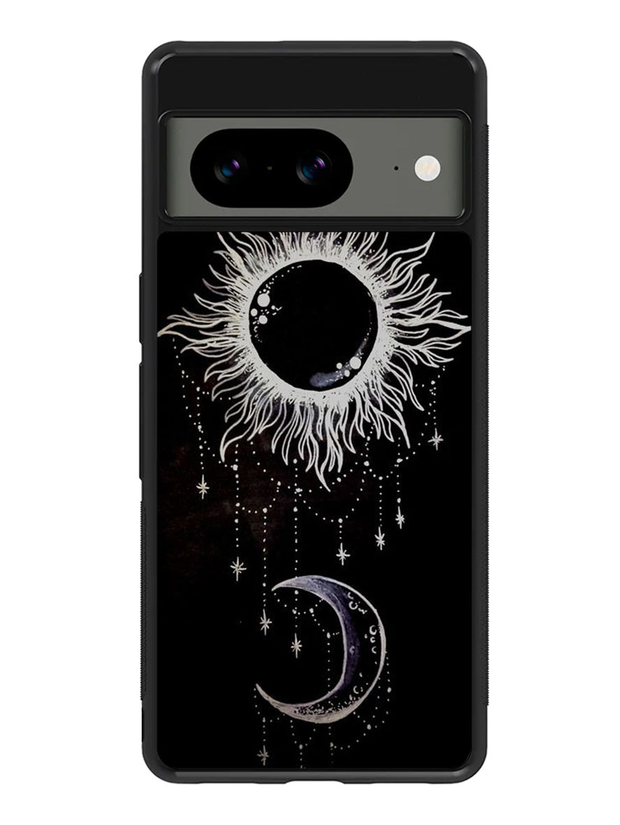 yin yang sun and moon Google Pixel 8a Case