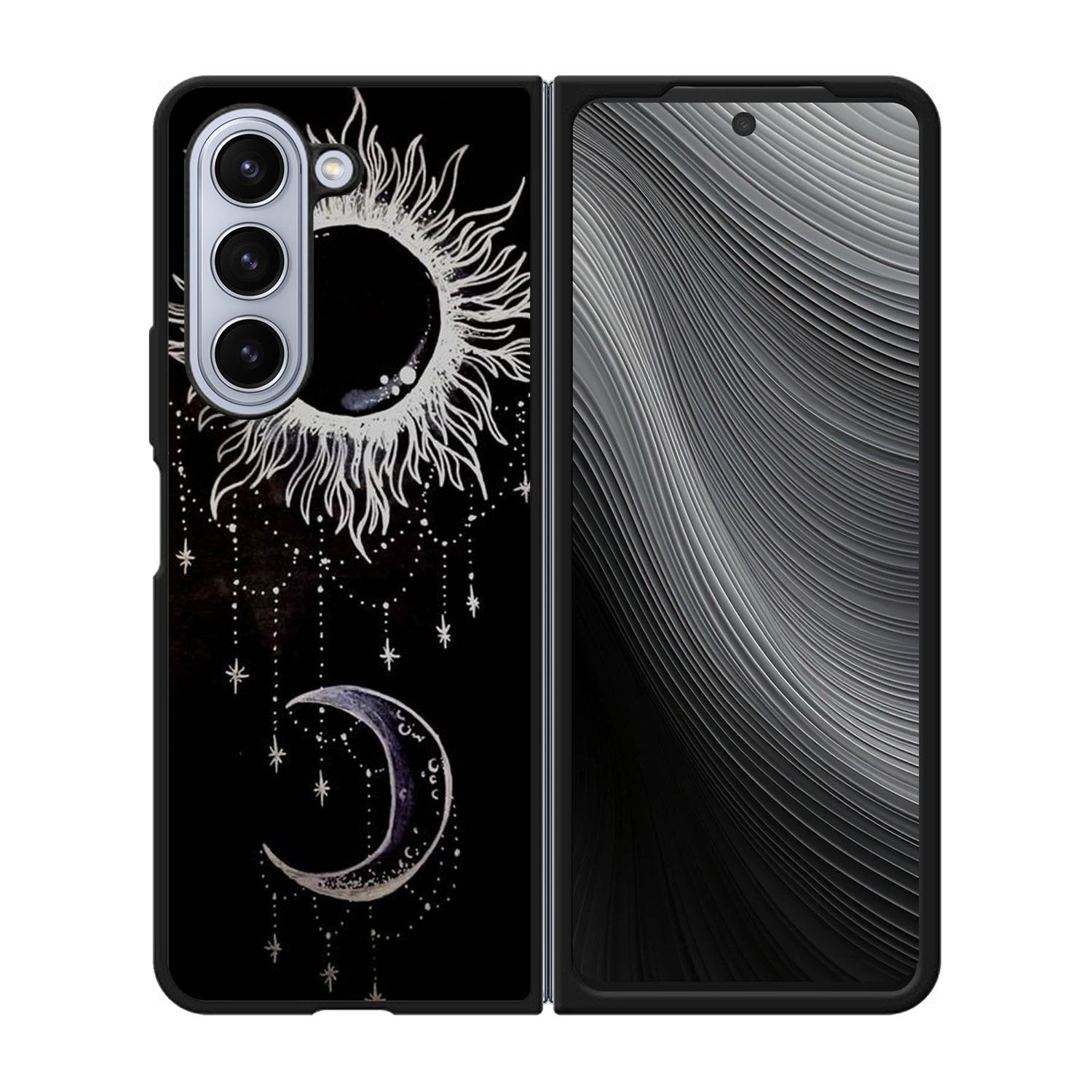 yin yang sun and moon Case Samsung Galaxy z Fold 5 5G BC0917