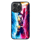 Spirit Bomb Split Goku Case iPhone 15 Pro BC0923