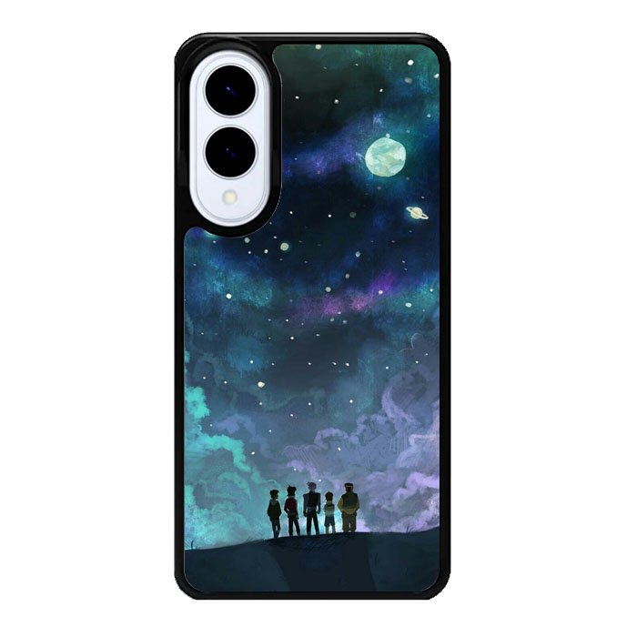 Voltron in Space Nebula X9231 Samsung Galaxy S25 Edge Case