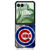 Chicago Cubs Logo X9268 Motorola Moto Razr+ Plus 2024/2025 Case, Motorola Razr 50 Ultra/50s Ultra Case