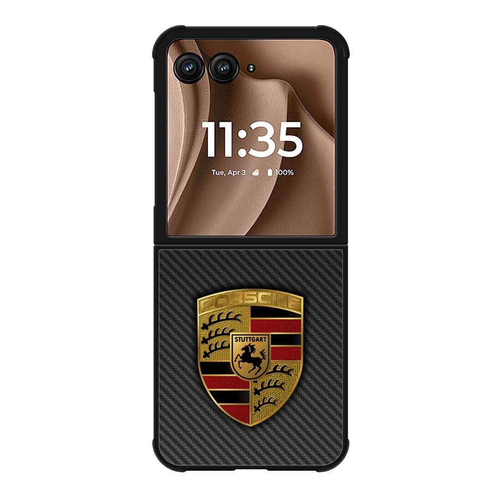 Porsche Badge Logo X9272 Motorola Moto RAZR Plus 2025 Case
