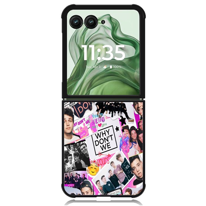 Why dont we band X9280 Motorola Moto Razr+ Plus 2024/2025 Case, Motorola Razr 50 Ultra/50s Ultra Case