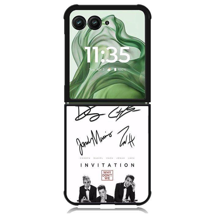 why dont we signatures X9281 Motorola Moto Razr+ Plus 2024/2025 Case, Motorola Razr 50 Ultra/50s Ultra Case