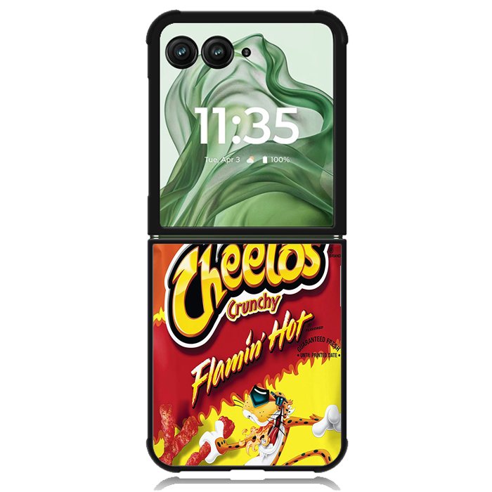 Flamin Hot Cheetos X9360 Motorola Moto Razr+ Plus 2024/2025 Case, Motorola Razr 50 Ultra/50s Ultra Case