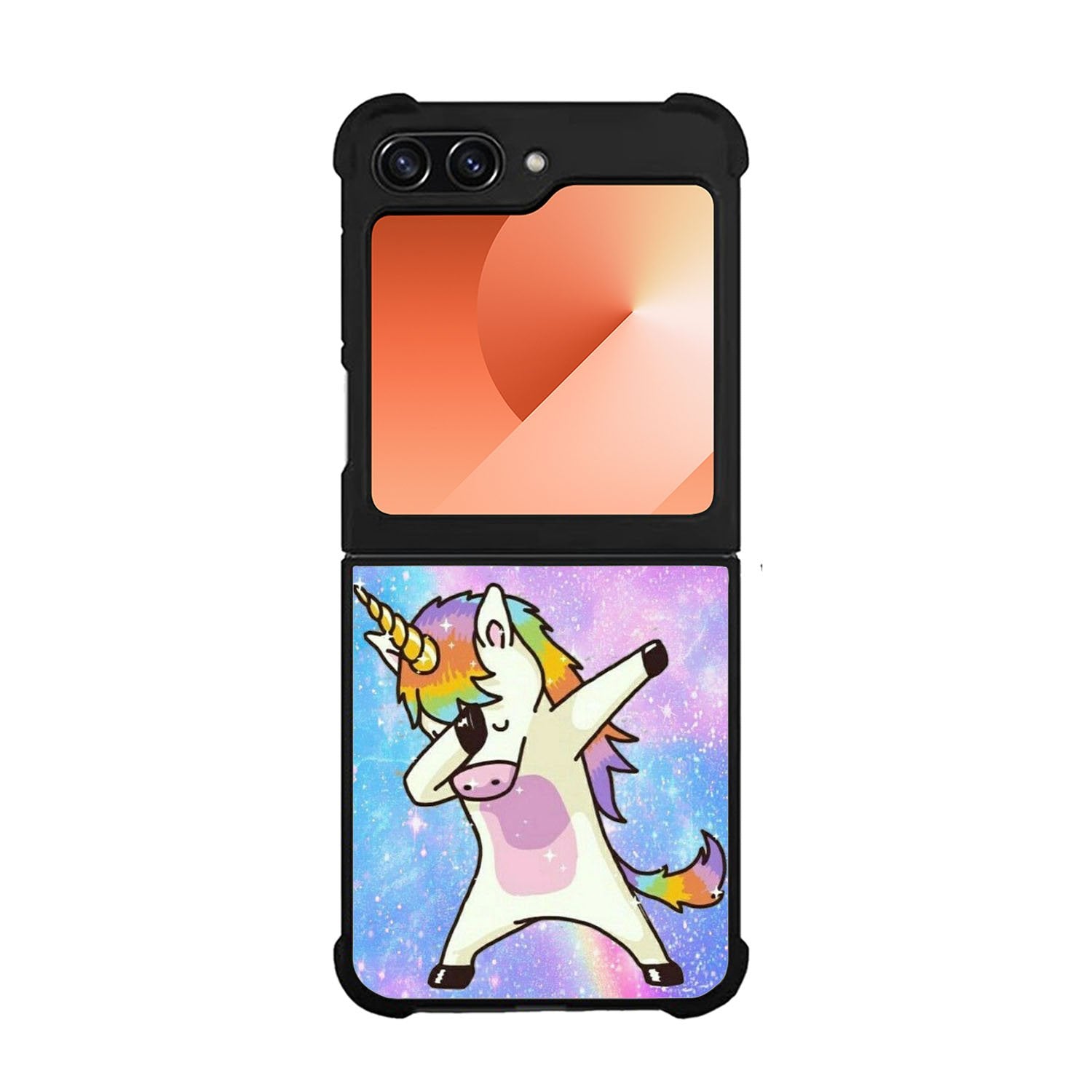 Dabbing Unicorn Rainbow Case Samsung Galaxy Z Flip 6 5G BC0939