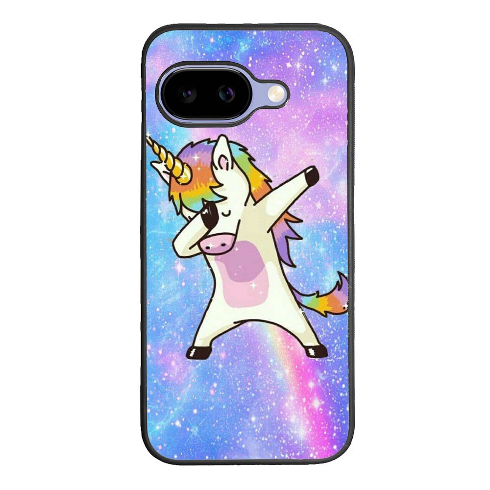 Dabbing Unicorn Rainbow X9358 Google Pixel 10A Case