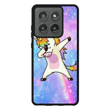 Dabbing Unicorn Rainbow Case Motorola Moto Edge 2025 BC0939