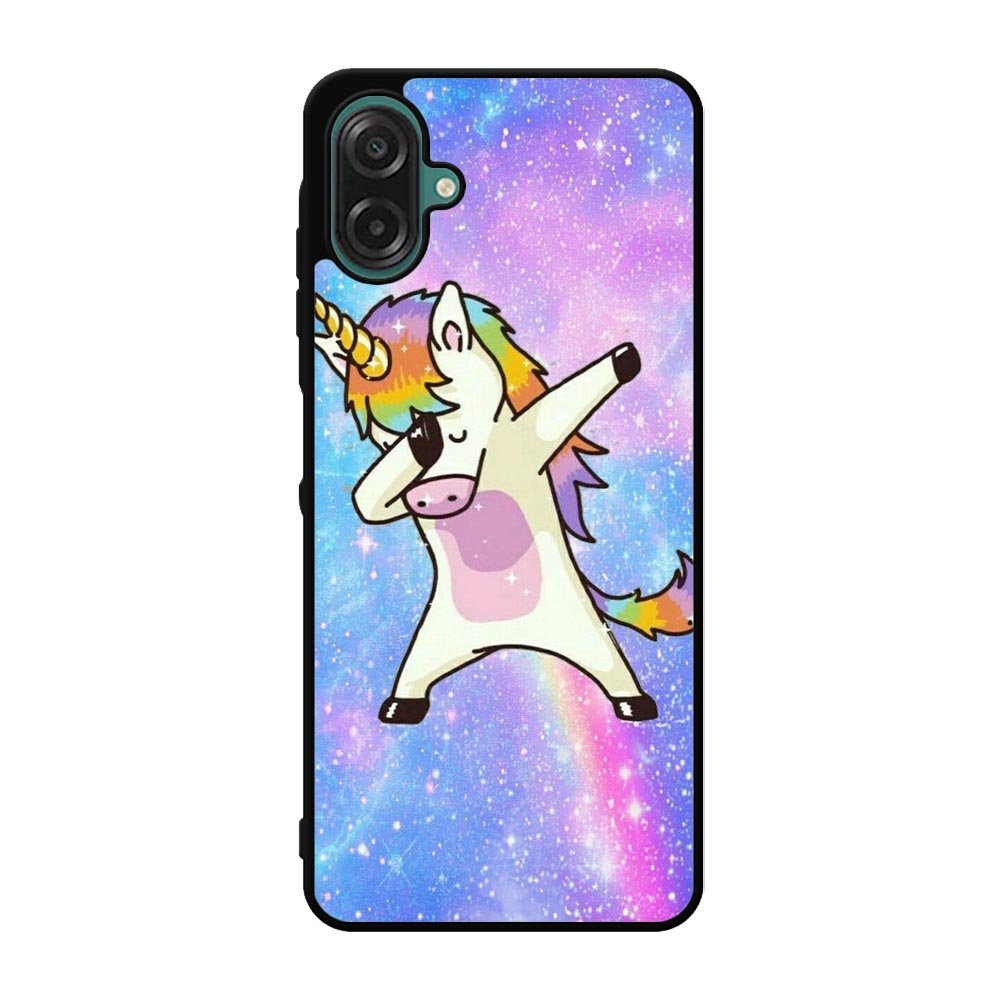 Dabbing Unicorn Rainbow Case Samsung Galaxy A07 BC0939