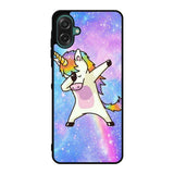 Dabbing Unicorn Rainbow X9358 Samsung Galaxy A07 Case