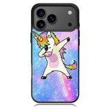 Dabbing Unicorn Rainbow X9358 iPhone 17 Pro Max Case
