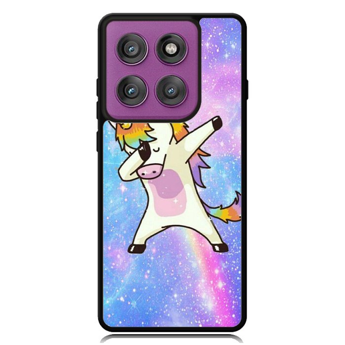 Dabbing Unicorn Rainbow X9358 Motorola Moto Edge 2025 | Moto Edge 60 Fusion | Moto Edge 60 Pro Case