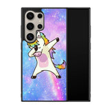 Dabbing Unicorn Rainbow X9358 Samsung Galaxy S25 Ultra 5G Case