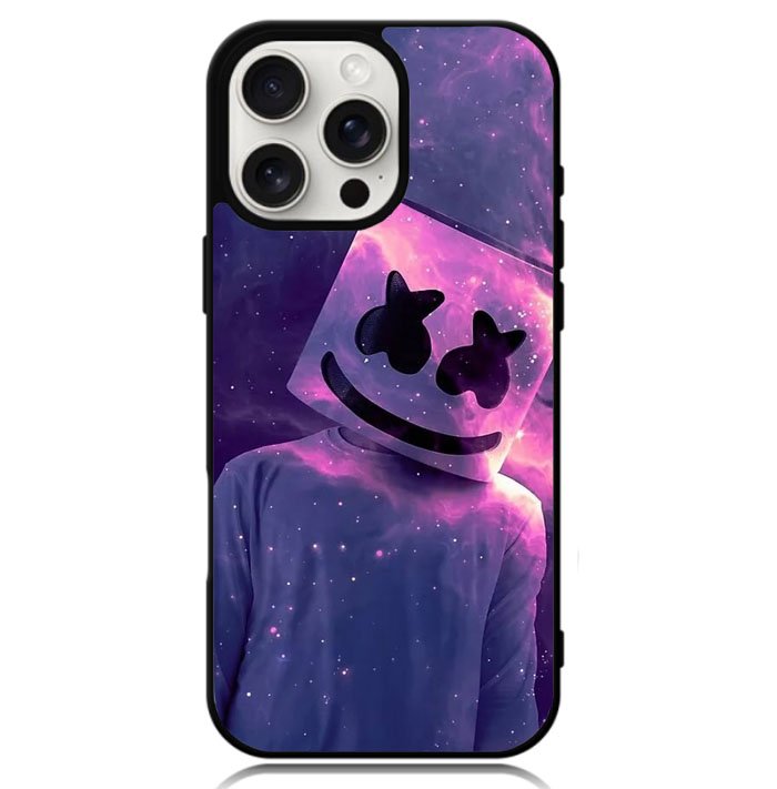 Marshmello Galaxy Purple Case iPhone 16 Pro Max BC0945