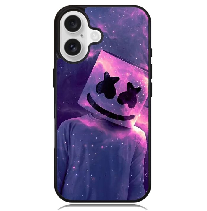 Marshmello Galaxy Purple Case iPhone 16 BC0945