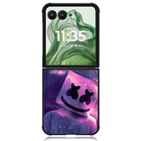 Marshmello Galaxy Purple X9342 Motorola Moto Razr+ Plus 2024/2025 Case, Motorola Razr 50 Ultra/50s Ultra Case