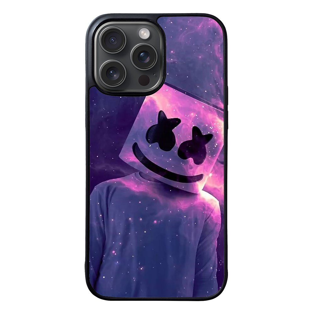 Marshmello Galaxy Purple Case iPhone 15 Pro Max BC0945