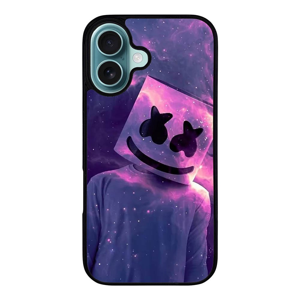 Marshmello Galaxy Purple Case iPhone 16 Plus BC0945