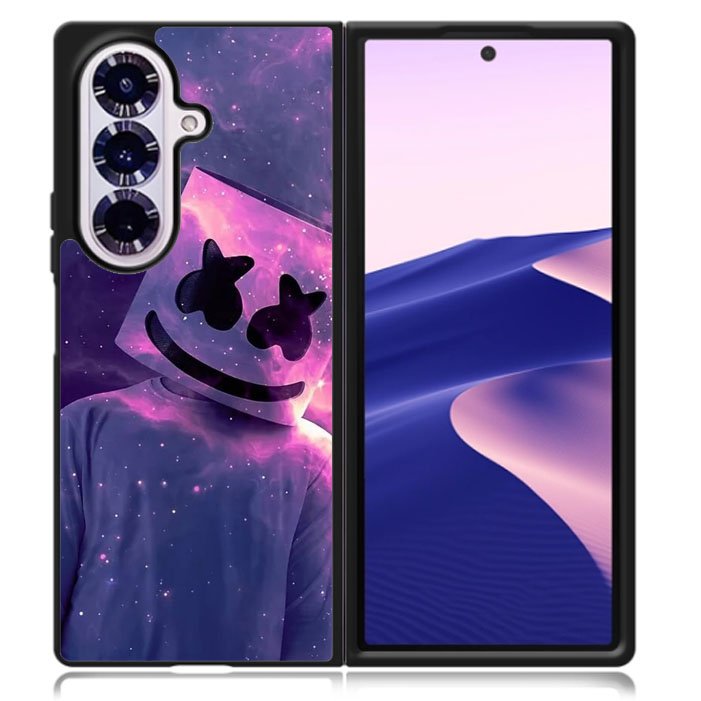 Marshmello Galaxy Purple Samsung Galaxy Z Fold 7 5G Case BC0945