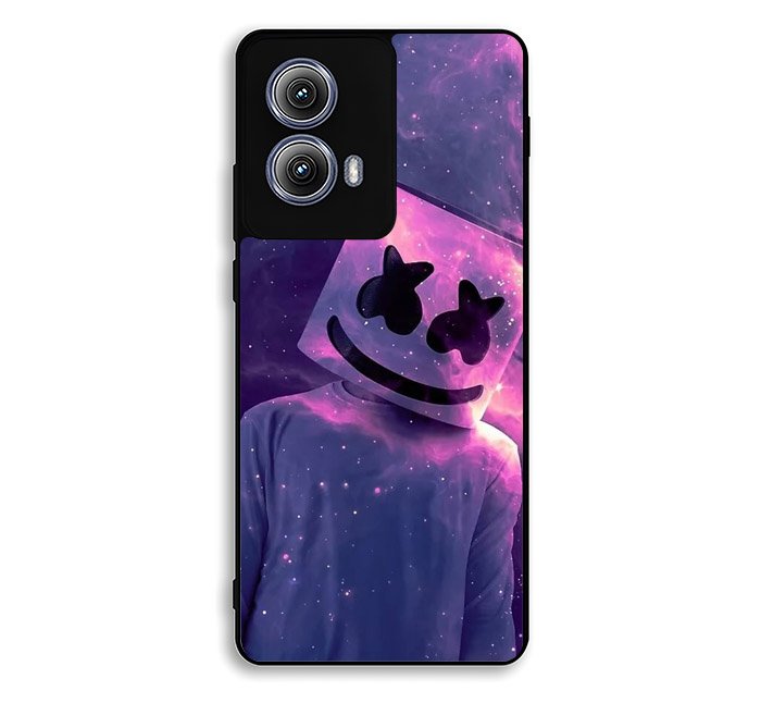 Marshmello Galaxy Purple Motorola Moto Edge 2024 Case BC0945