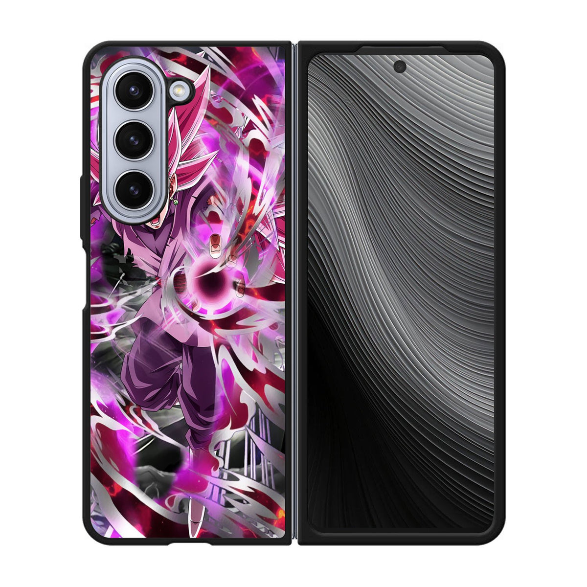 Goku Super Saiyan Rose Case Samsung Galaxy z Fold 5 5G BC0958