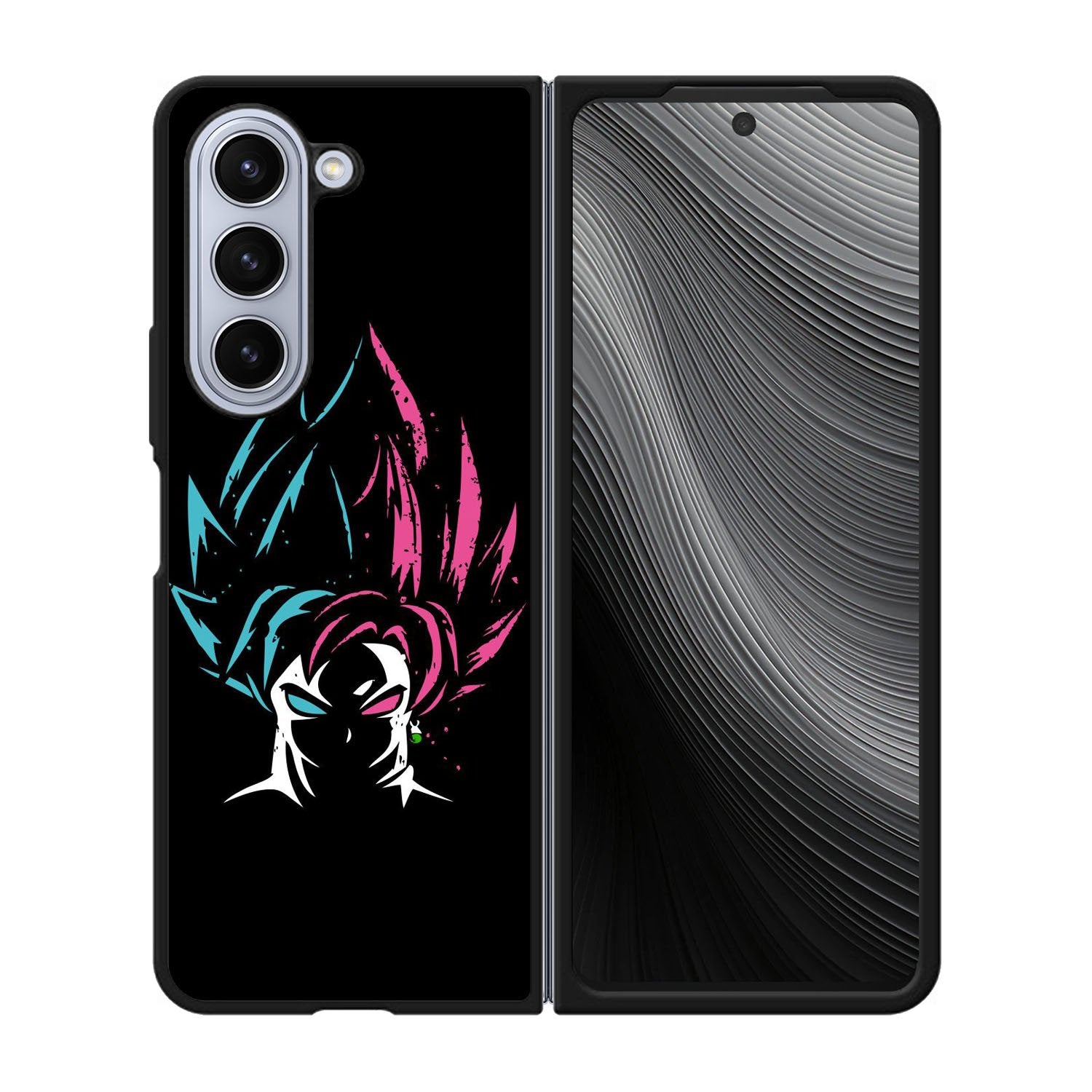 Goku blue rose Case Samsung Galaxy z Fold 5 5G BC0957