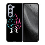 Goku blue rose Case Samsung Galaxy z Fold 5 5G BC0957