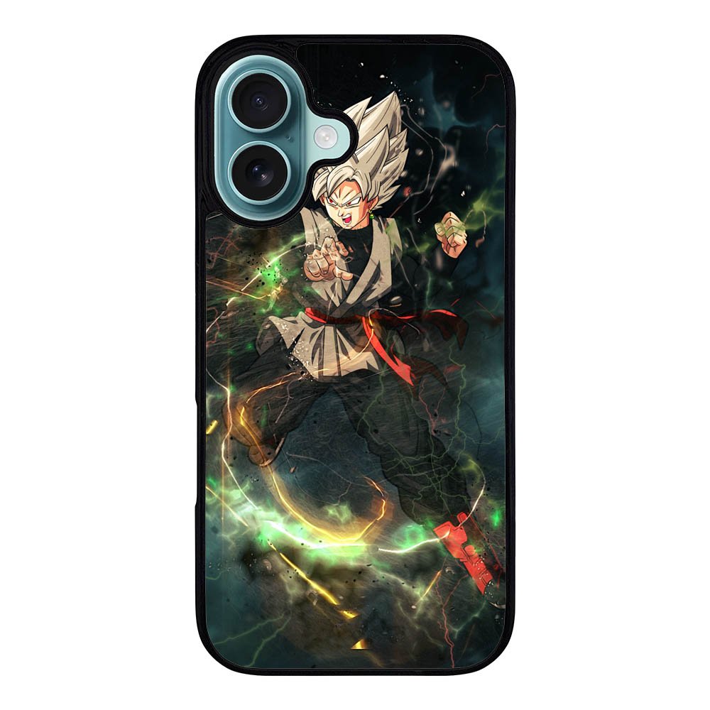 thunder Goku Black Case iPhone 16 Plus BC0951