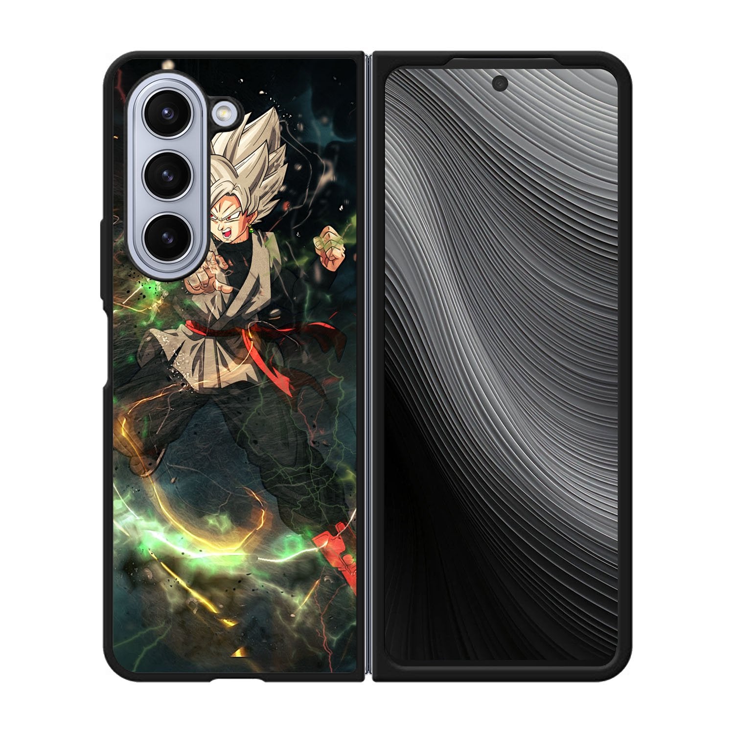 thunder Goku Black Case Samsung Galaxy z Fold 5 5G BC0951